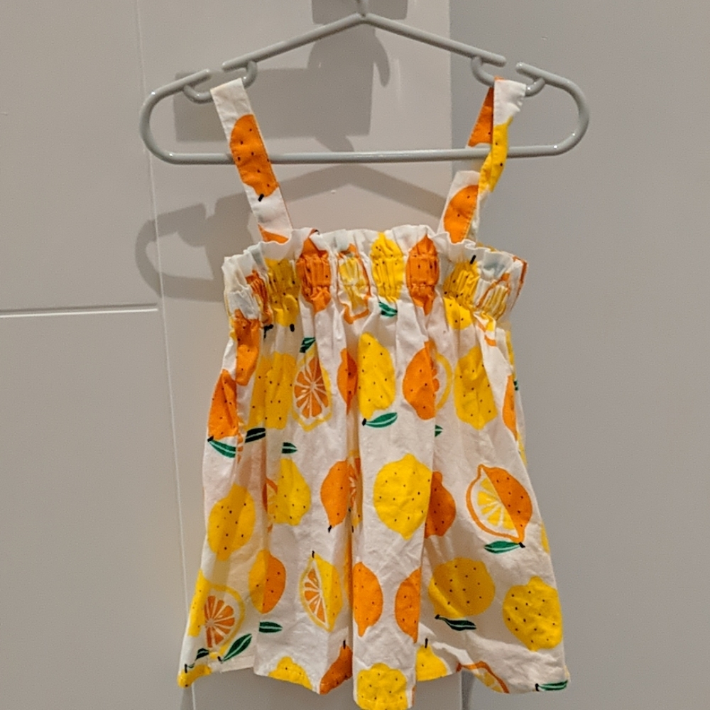 3 for $23! Orange and lemon dress